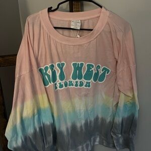 Adult Tie-Dye Long Sleeve Shirt- oversized